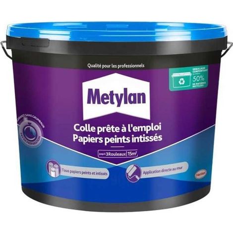 Colle Papiers Peints - METYLAN - 2977274 - Intissés - Seau - 2,25kg