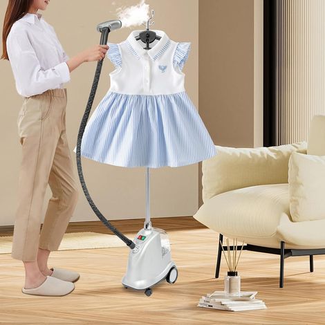 2200W fer à vapeur, vaporisateur professionnel avec réservoir d'eau de 3 litres, presse à vapeur, fer à repasser vertical pour toutes sortes de textiles (1/5)