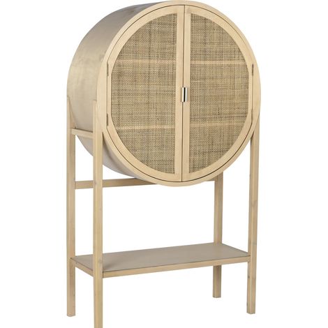 Buffet MDF Paulownia 90x40x160 MDF Material Paulownia natürliche mehrfarbige Farbfamilienbuffets und TV -Möbeldetails (1/5)