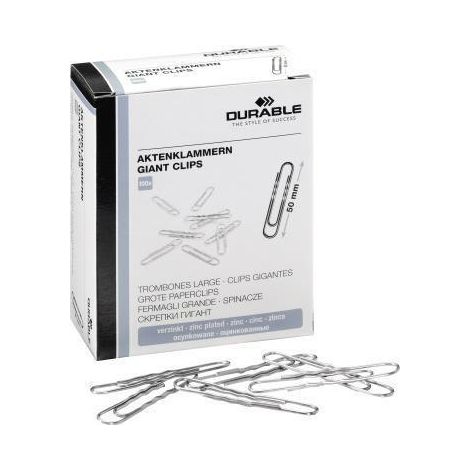 DURABLE Aktenklammer 122625 50mm verzinkt 100 St./Pack.