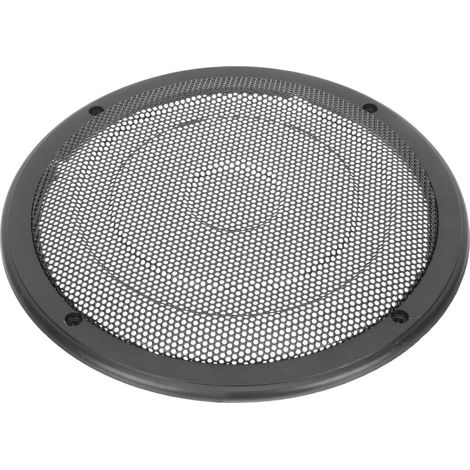 Cache Haut-Parleur Voiture en Plastique et Fer Noir, Protection et Décoration pour Subwoofer 8 Pouces, pour Modification DIY de Caisson Basse (1/5)