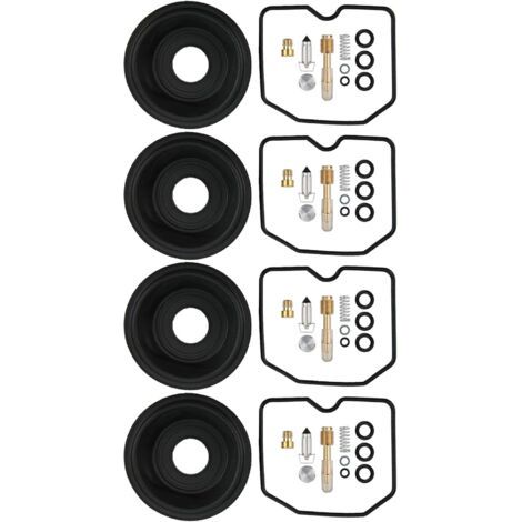 QORVA-Kit de réparation de carburateur 4 ensembles, kit de réparation de carburateur pour joint de carburateur GSF600S BANDIT 1996-2003 (1/5)