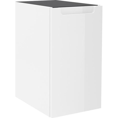Élément d'armoire mural MONTERREY 300 gauche 1 porte avec fermeture amortie WHITE COTTON 300 x 540 x 450 mm (1/2)