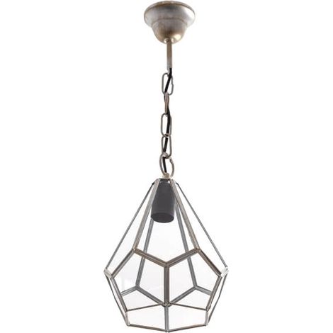 Meine Lampe - Deckenleuchte Estepa Kupfer 2xe27 25x25x11