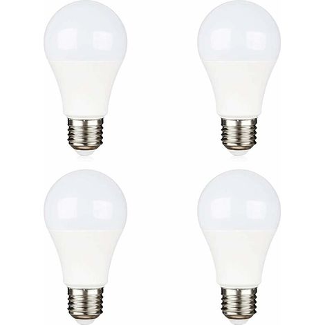 220V E27 9W Blanc Froid 6000K Équivant Halogène 75W, AC DC 12 Volt 24 Volt E27 D lot de 4 (1/5)