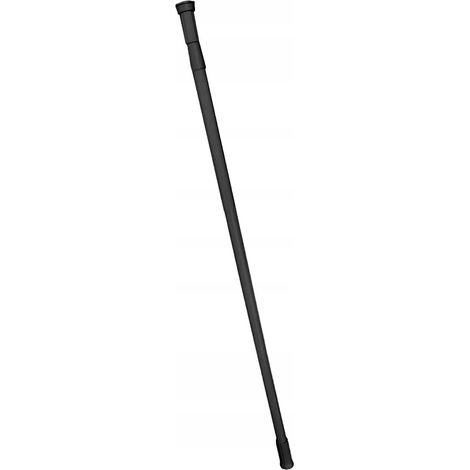 DK HOME Barra para cortina de ducha extensible 75-115cm negro (1/3)