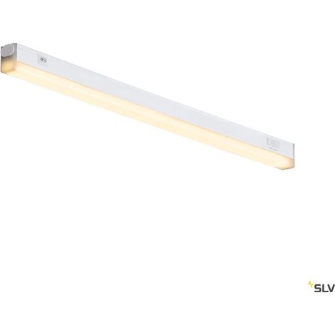 Applique et plafonnier intérieur BATTEN 60 blanc LED 9W 3000K - SLV - 1006123 (1/5)