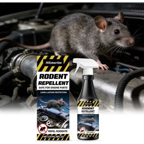 Motorraum-Nagetierabwehrspray, geeignet für Auto und Haushalt, sicher, nicht korrosiv und reizfrei – 237 ml -- BIEMMEDUE (1/5)