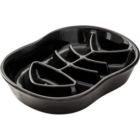 AGE Bols anti-boulimie pour chats et chiens, bols slow food pour chiens, bols slow food interactifs en céramique, bols labyrinthe pour chiens et chats, antidérapants (1/3)