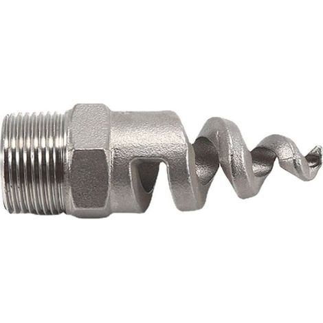 Buse d'atomisation conique Jet conique 1/2 ''filetage male SPJT buse de pulvérisation d'arrosage buse en spirale pour tour de gaz d'échappement (1/3)
