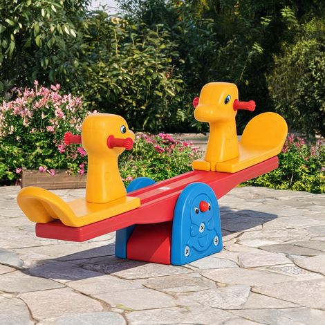Balançoire bascule enfant en plastique 1 à 4 ans intérieur (1/5)
