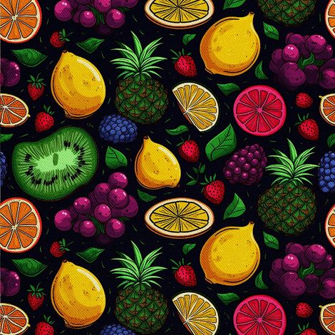 Tela decorativa para exteriores Oxford - Motivo frutal DX6737 (1/5)