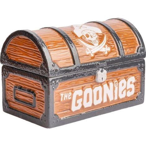 Coffret à biscuits Coffre au trésor pour enfants, design amusant, 12 pièces (1/4)
