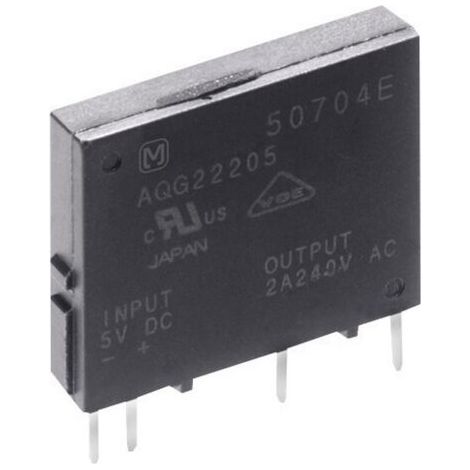 Panasonic Relais à semi-conducteurs AQG22124 2 A Tension de contact (max.): 264 V/AC à commutation a (1/2)