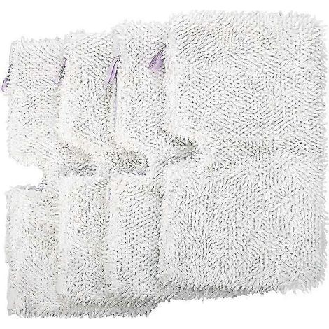 Housse de lingette en microfibre AURA Pack pour balai vapeur Shark S2901 S3455 S3501 S3502 S3601 S3701 S3901 (violet) (1/5)