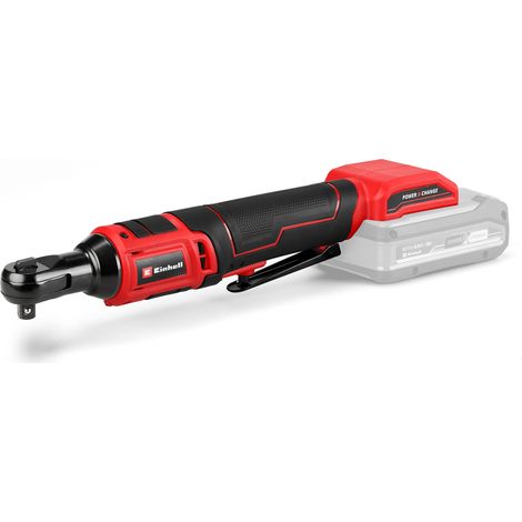 Einhell – Akku-Ratschenschrauber 18V – 60Nm Drehmoment – 3/8" Werkzeugaufnahme – Rechts-/Linkslauf – LED-Licht – Adapter 1/2" (1/5)