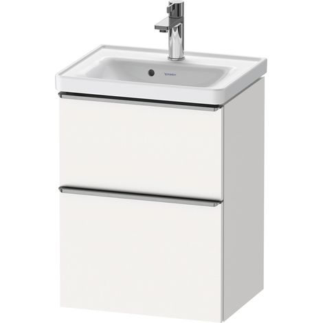 DURAVIT DE4350070180000 D-Neo WTUWH Meuble sous-lave-mains 484x372x625 blanc mat H3H (1/2)