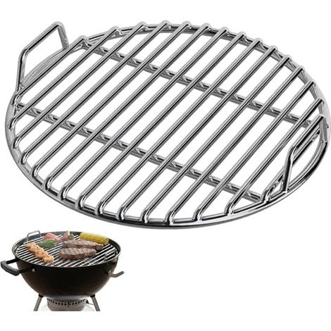 35 cm Durchmesser Edelstahl-Grillrost als Ersatzteil für Räuchern und Backen (1/5)