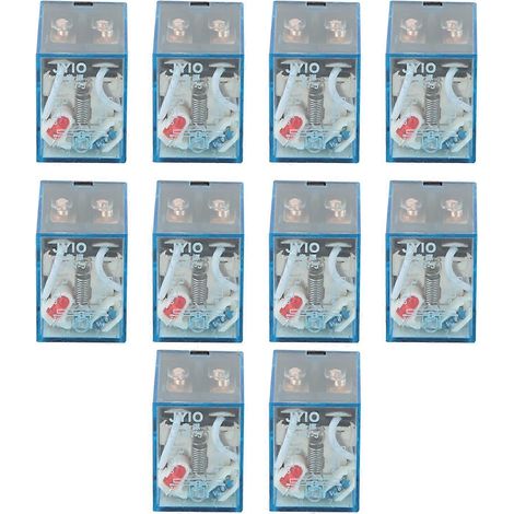 10 Stück LY2N-J 5A 8-poliges DPDT-Elektromagnetspulen-Leistungsrelais (220VAC)