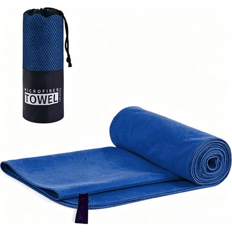 Serviette de voyage et de sport en microfibre ultra-fine, très absorbante, légère, idéale pour le fitness, le yoga, la natation, les voyages, le camping, etc. - 4060 cm