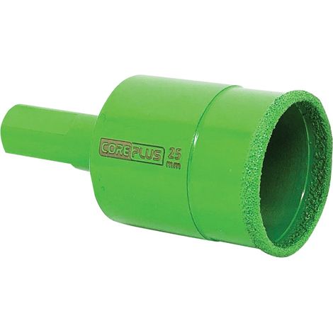 CorePlus DTDM25 Diamond Tile Drill Bit 25mm for Porcelain & Ceramic (Wet/Dry)