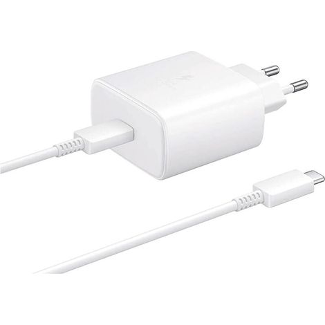 Chargeur USB C 45 W compatible avec Samsung Galaxy S24 S23 S22 Ultra, S22 Plus, S21 Ultra, S20 FE, Note 20+ 5G, Tab S9 S8 Ultra S8 Plus S8 S7 Ultra S7 FE S7+, avec câble de charge de1 m