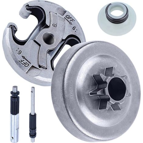 Kit d'embrayage, pour tronçonneuses Husqvarna 350 340 345 445 450 450E 351 353, 537110503 578097901 503931801 540057901 537154801 (1/5)