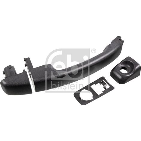 Maniglia esterna della porta Renault Master III 10 SENZA inserto serratura / anteriore sinistra destra / porta scorrevole nera (1/2)