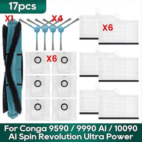 Filtre HEPA pour Cecotec Conga 9590 9990 AI 10090 AI Spin Revolution Ultra Power Home - Pièces détachées (1/5)