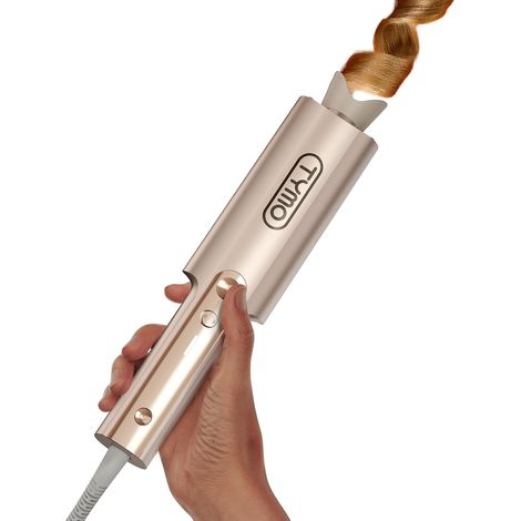 Automatic Curling Iron Large Curls 32 mm Beach Waves Curler for Long Hair Anti-Burning Hair Curler Fast Heating Gold (1/5)