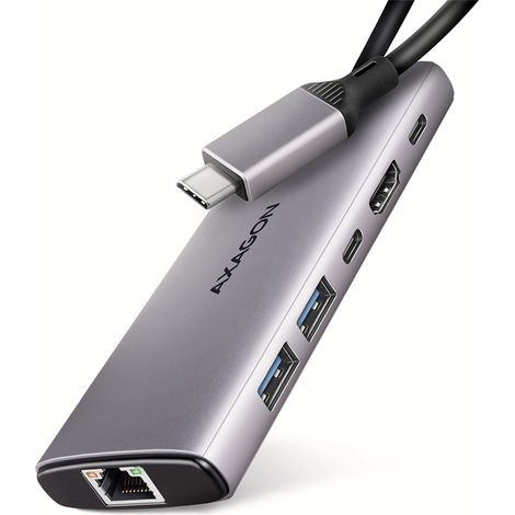 Concentrador de E/S USB-C 6 en 1 10 GBPS/0,15 Mbit/s HMC-6G2L AXAGON (1/2)