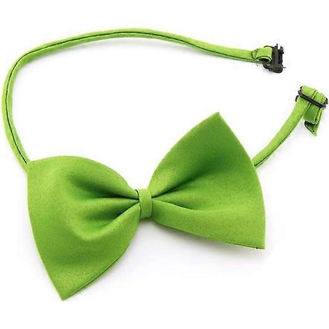 Collar con lazo ajustable para perros y gatos, color verde.