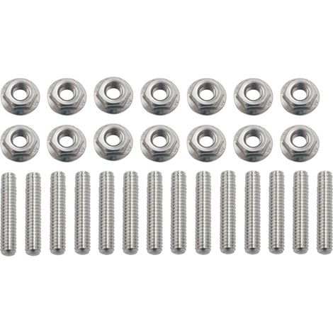 Kit de varillas y tornillos de acero inoxidable para la tapa de la culata de motores Chevrolet 396, 402, 427, 454 y 502 Big Block.
