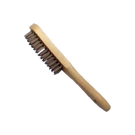 SPAZZOLA M/LEGNO INOX