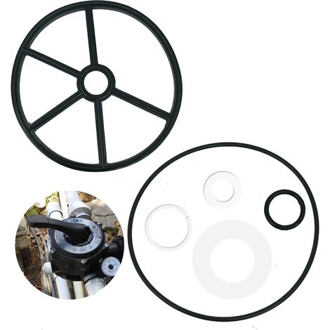 Guarnizione a stella di ricambio per SP0710, SP0710X e SP0711  Guarnizione per valvola multiporta, guarnizione a stella per filtro piscina, Vario-Flo, gomma da 1,5 pollici (1/5)