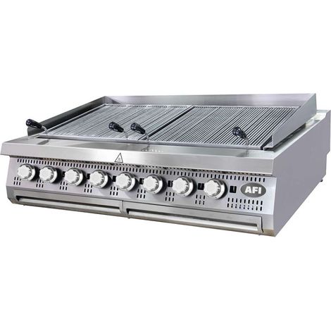 Grillade gaz - gamme 900 - larg 1200 mm - AFI COLLIN-LUCY