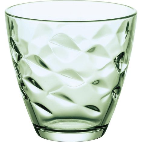 Verre à eau coloré en verre – Lot de 6 – Contenance 260ml – Lavable au lave-vaisselle – Pour usage professionnel – Bormioli Rocco