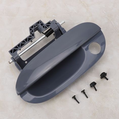 Poignée de porte conducteur avant gauche BMW Série 5 E39 525i 528i 530i 540i M5, pièce robuste 51218245461, extérieur noir, compatible remplacement direct (1/5)