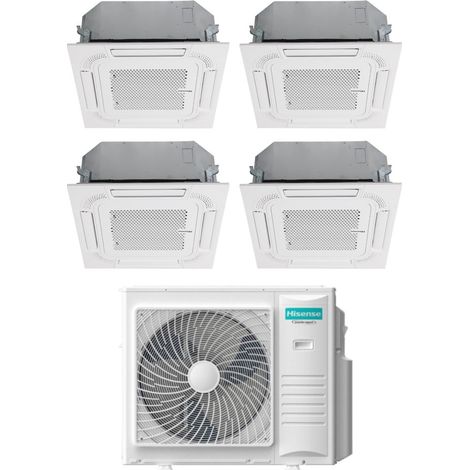 Condizionatore Quadri Split a Cassetta Hisense 9+9+9+9 con 5AMW105U4RQC R-32 Wi-Fi Optional con Telecomando e Pannello (1/4)