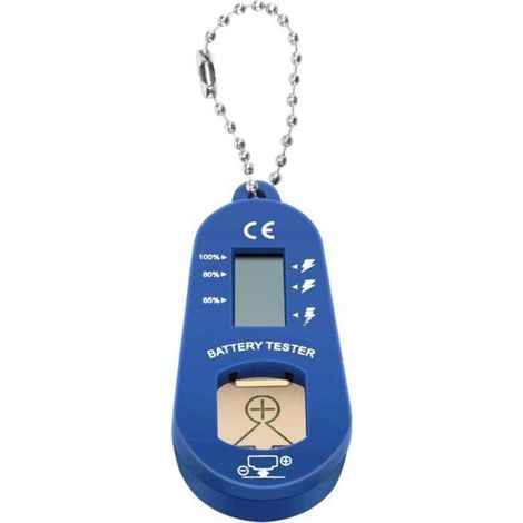 Testeur de Batterie à Bouton, Portable et LéGer pour Porte-CléS VéRifier la Charge Restante (1/4)