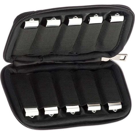 Bolsa de almacenamiento para unidades flash USB, organizador para accesorios electrónicos para unidades flash USB/pendrives/unidades gigabyte/memorias USB (1/4)
