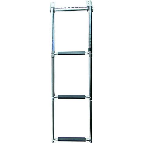 Escalera telescópica altro 3030319 acero inoxidable 3 peldaños