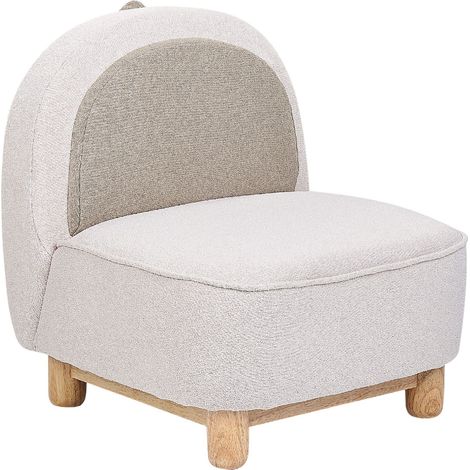 Fauteuil pour Enfant en Forme de Dinosaure en Polyester Beige et Bois d'Hévéa Faborg (1/5)