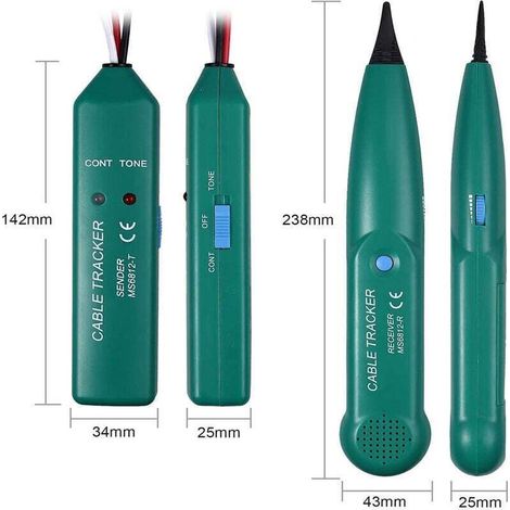 Multifunctional wire tester, cable detector, MS6812 robotic lawnmower cable detector, LAN network cable line tester, robotic lawnmower wire break detector (1/4)