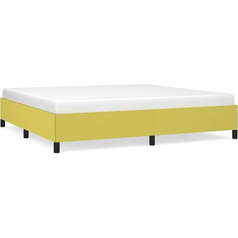 Maison Exclusive - Estructura de cama sin colchón tela verde 200x (1/5)