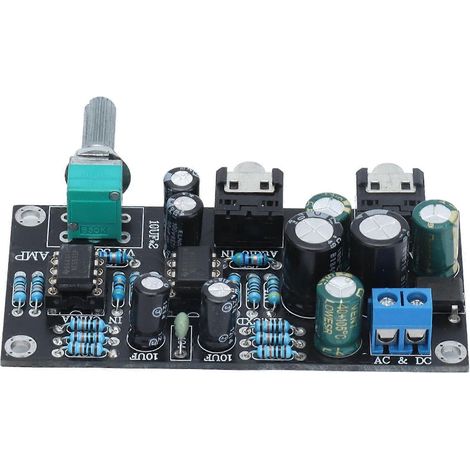 Carte d'amplification, module d'amplification audio, alimentation simple, composant de carte à 2 canaux, 47 (1/4)
