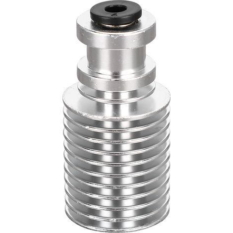 Dissipateur thermique en acier inoxydable argenté pour extrudeuse 1.75mm, accessoire d'amélioration d'imprimante 3D (1/5)