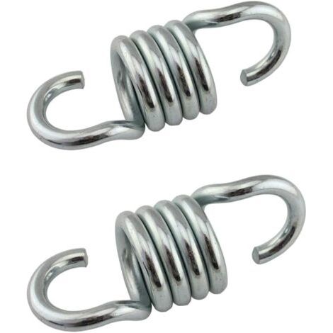 2er-Pack Hängemattenfedern aus rostfreiem, verzinktem Eisen für Hängesessel und Hollywoodschaukeln, Tragkraft: 500 kg (1/5)
