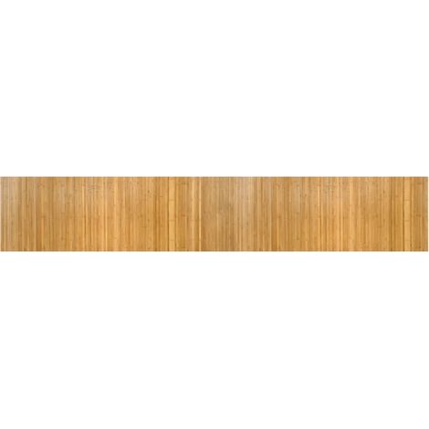 Tapis rectangulaire naturel 70x400 cm bambou (1/5)