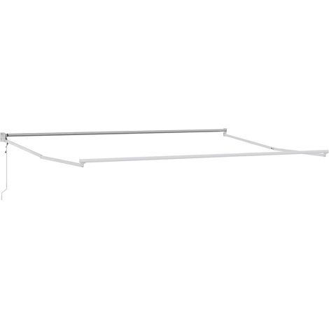 Estructura de toldo retráctil eléctrico 4 x 2 m Aluminio